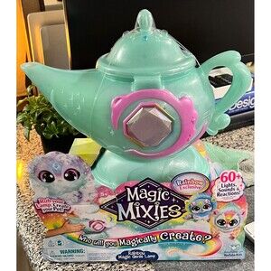 Magic Mixies Magic Genie Lamp with Interactive 8 inch Rainbow Magic Plush (NEW)